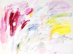 Abstract Expressionist Oil Crayon and Acrylic "Deify", a Work by David Ronce