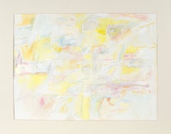 Abstract Expressionist Oil Crayon and Acrylic "VII", Work by David Ronce
