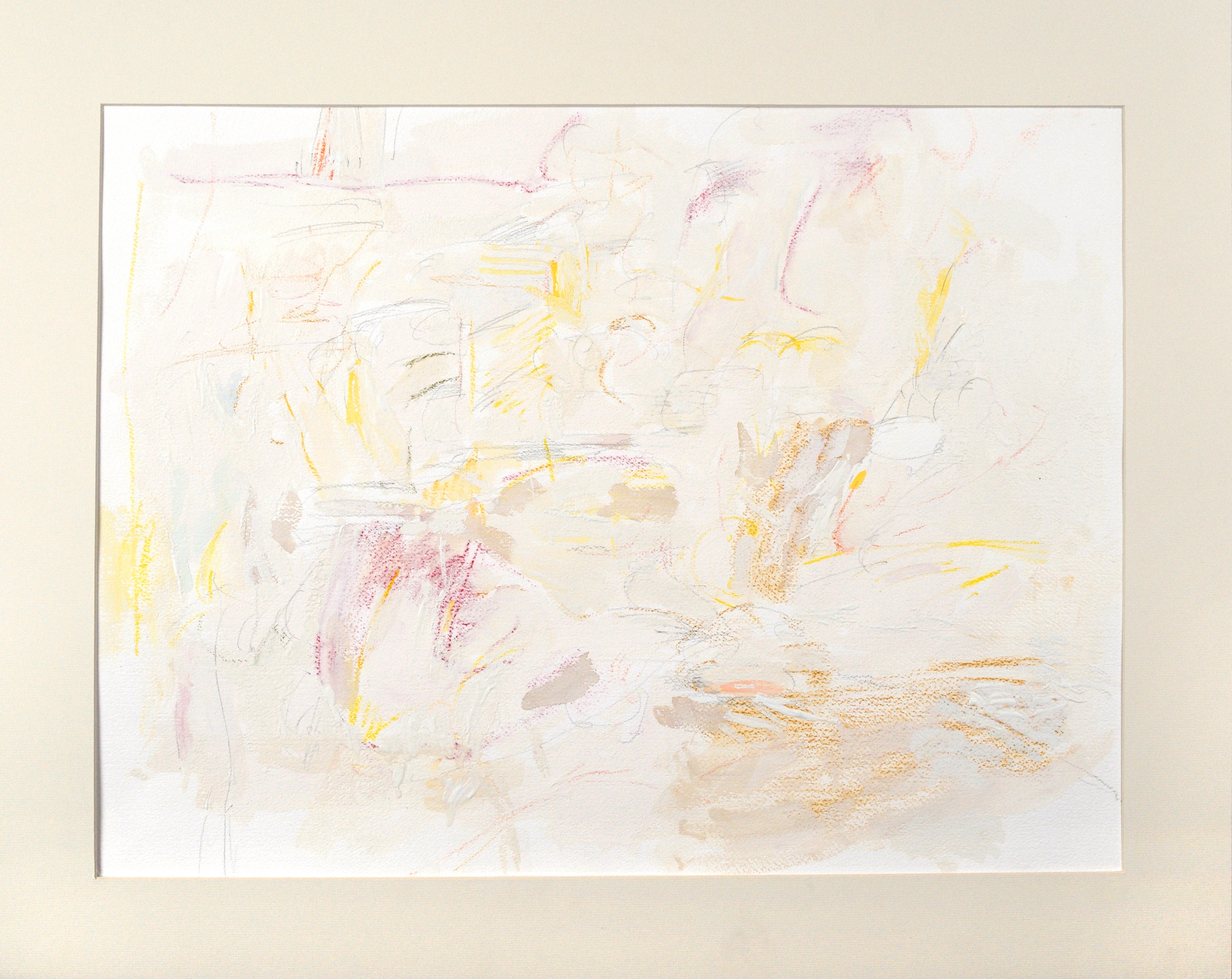 Abstract Expressionist Oil Crayon "IX", Original Work by David Ronce

Engaging and energetic piece by David Ronce (American 20th/21st Century. The piece features a high-energy density of overlapping, rhythmic curves and sweeping arcs that create a