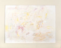 Abstract Expressionist Oil Crayon and Acrylic "IX", a Work by David Ronce