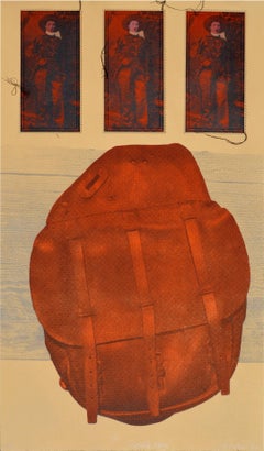 Retro "Saddle Bags", Limited Edition Mixed Media Modern Pop Art Collotype, 4/6 