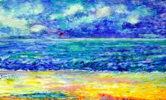 Nordkalifornien Küstenlandschaften - Horizontaler Panorama Abstrakte Landschaft