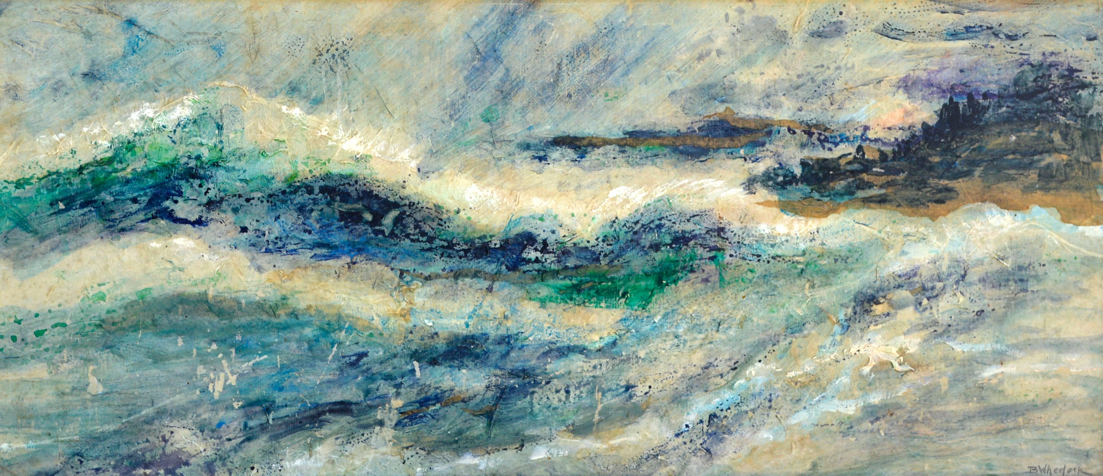 Abstract Waves - Painting by Beatrice Wheelock