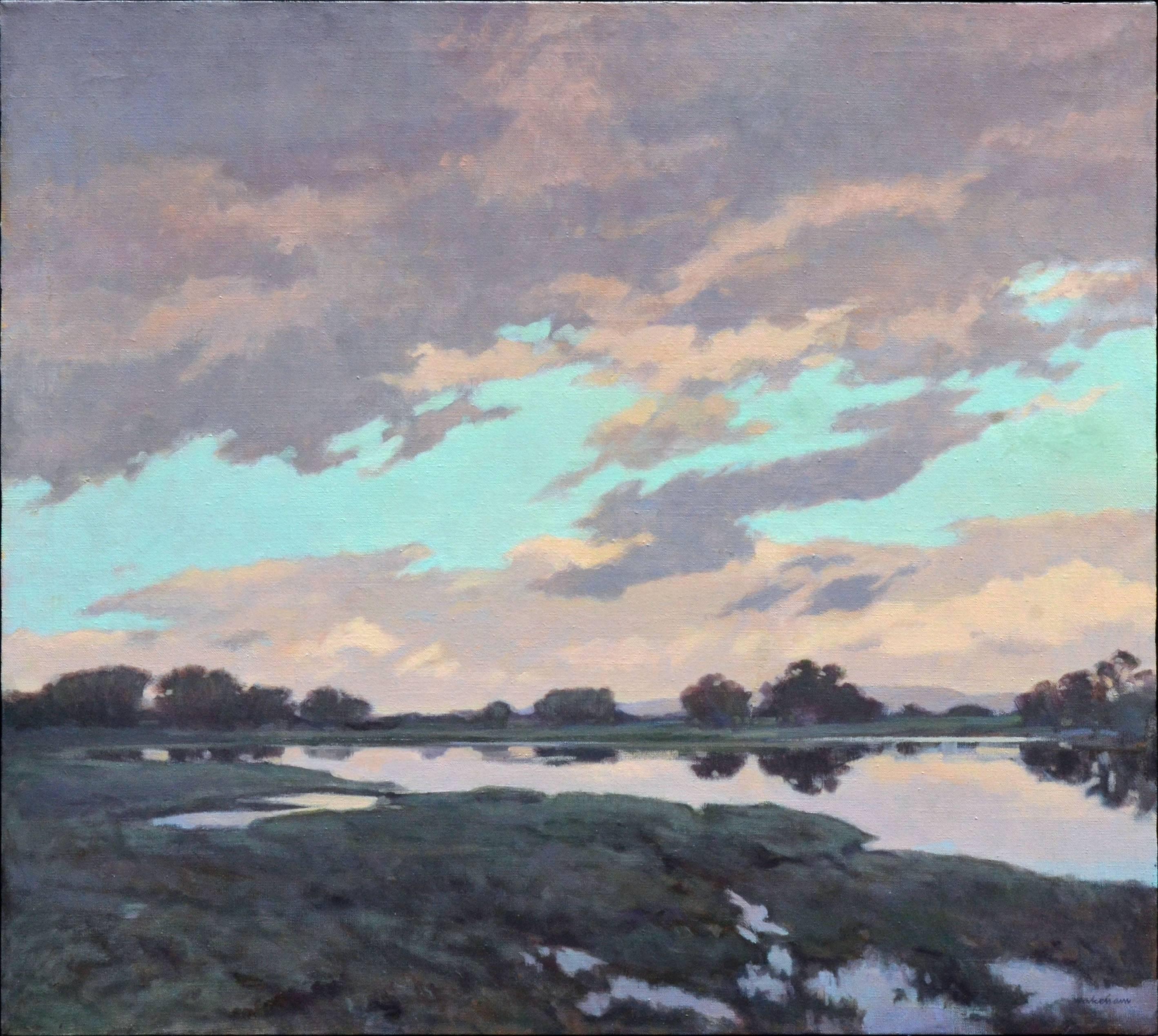 Early Morning Light by Duane Wakeham - Painting by Duane A. Wakeham