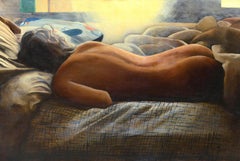 Figura nuda reclinata