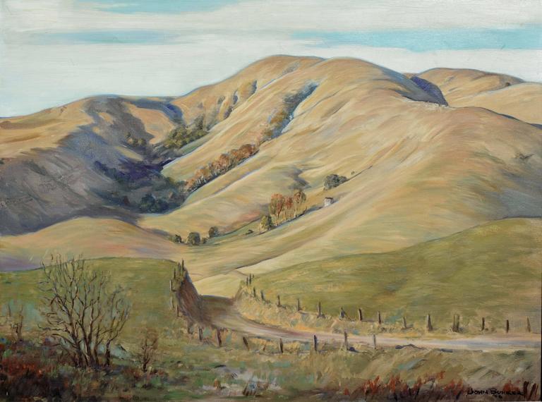 John Busch Bohrer California Bay Area Landscape Painting For California Bay Area Landscape Painting By John Busch Bohrer