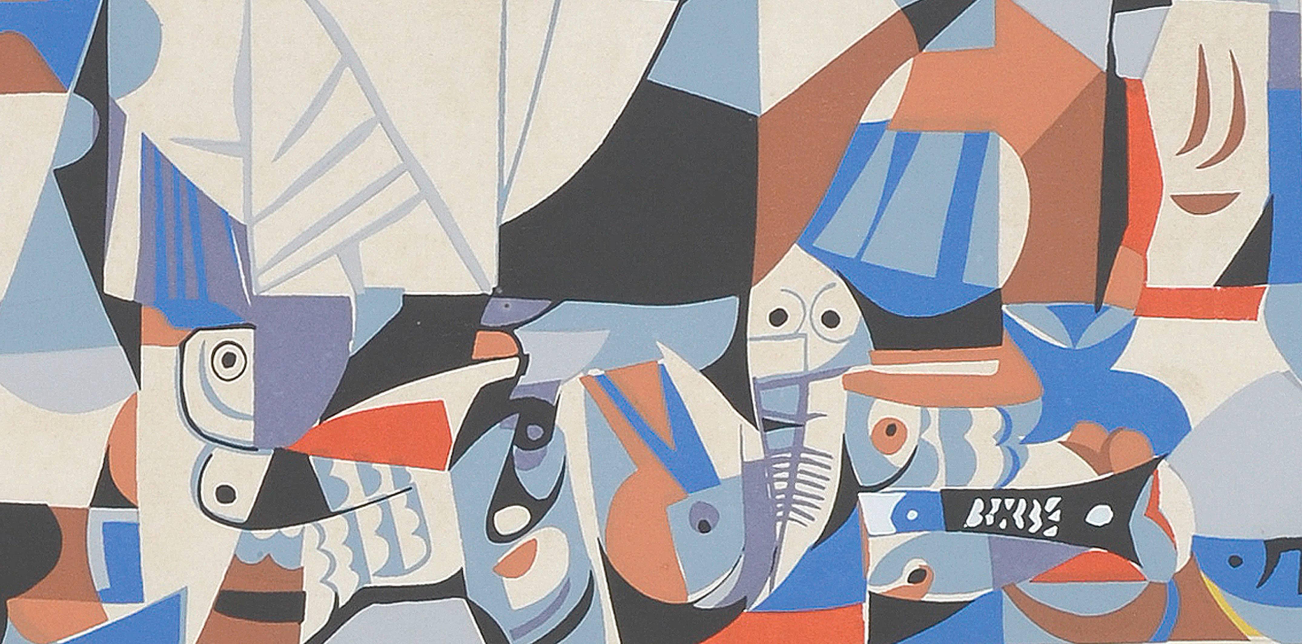 fish vendor painting