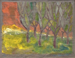 Mid Century Landscape -- Edge of The Forest