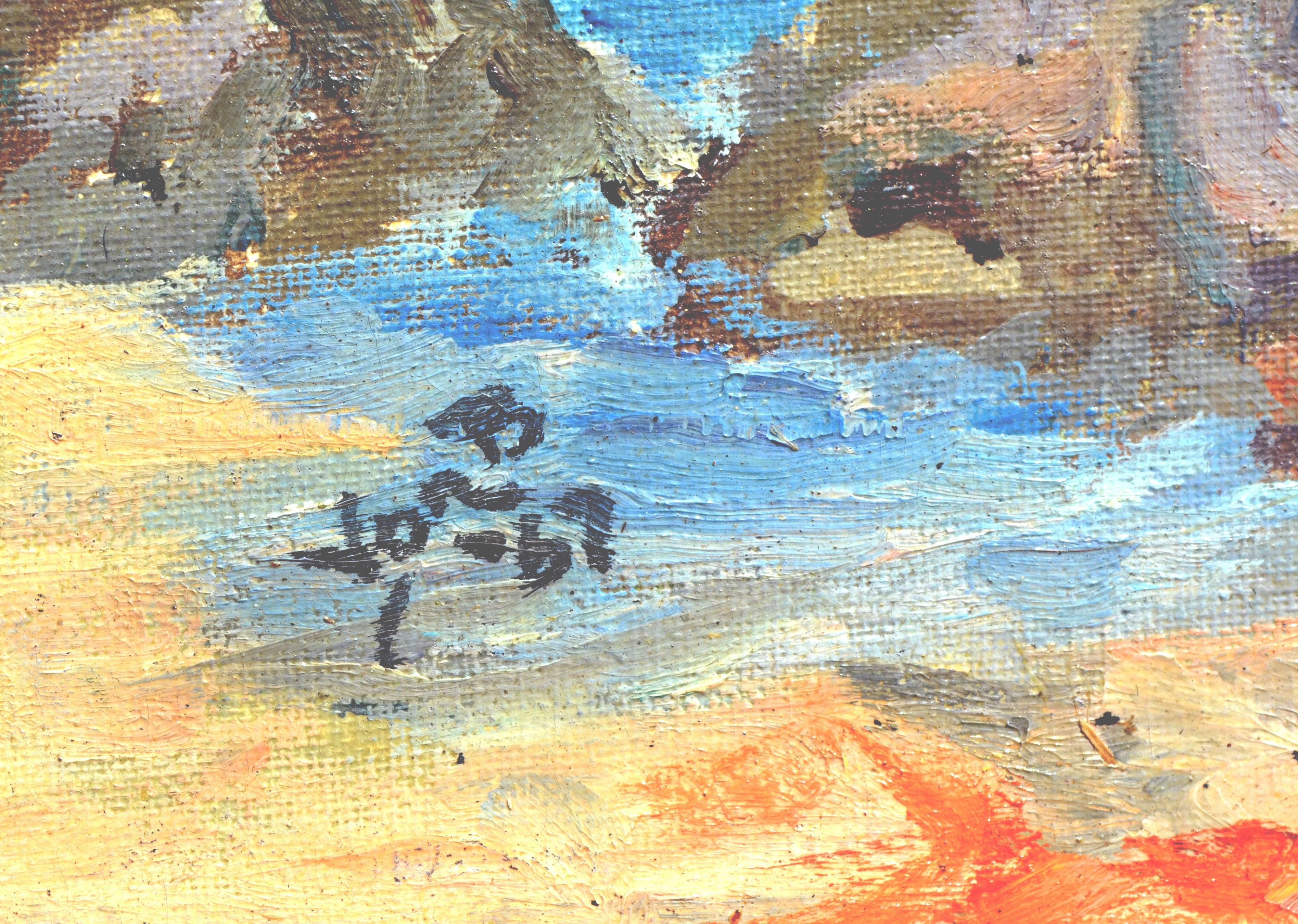 Northern California Big Sur Coast Seascape - American Impressionist Painting by Jon Blanchette