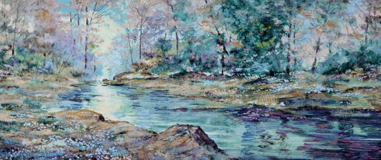 Flower Song Landscape - American Impressionist Print by Michael Schofield