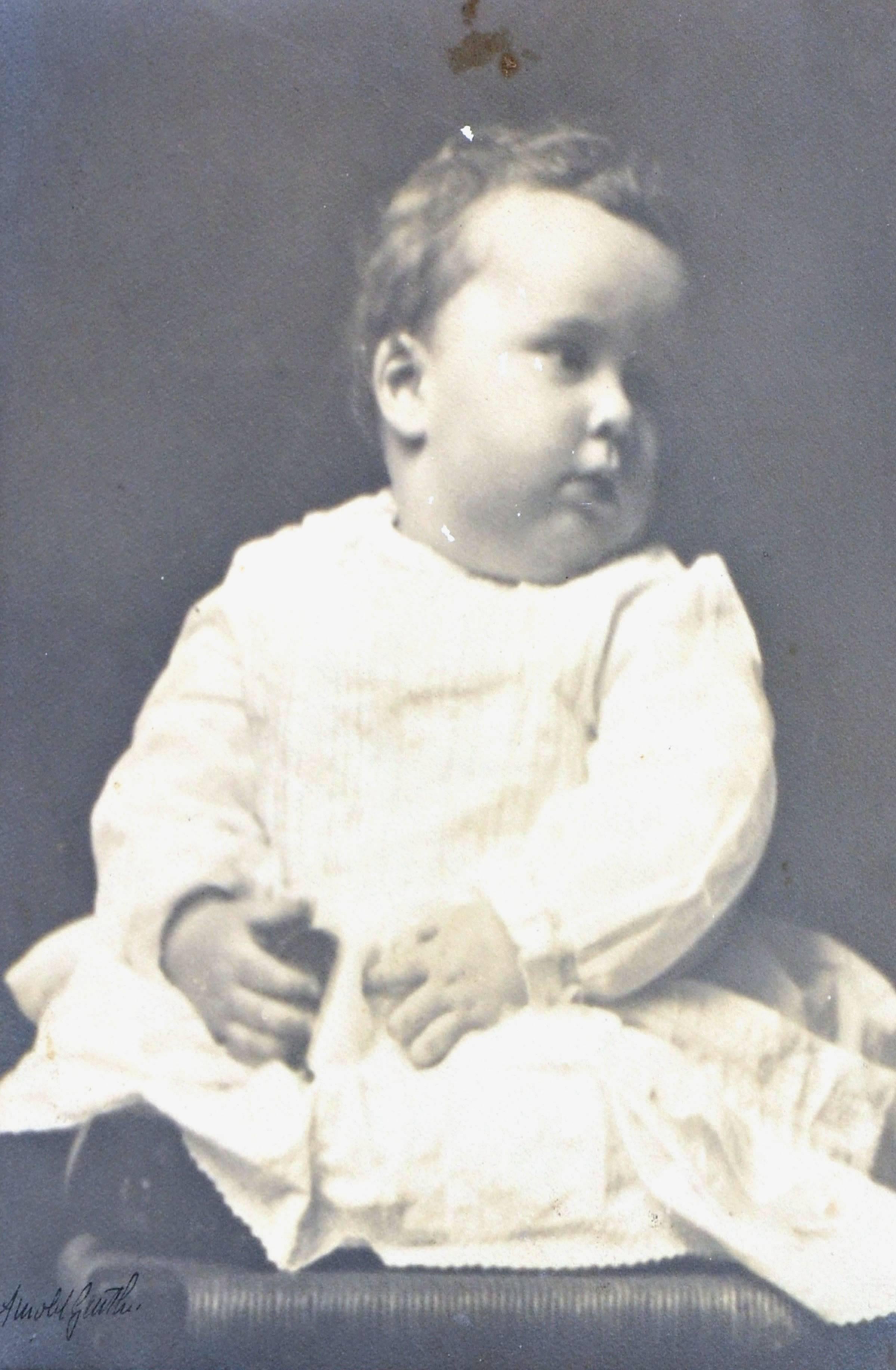 Der Sohn des Dichters Billie 1898  – Photograph von Arnold Genthe