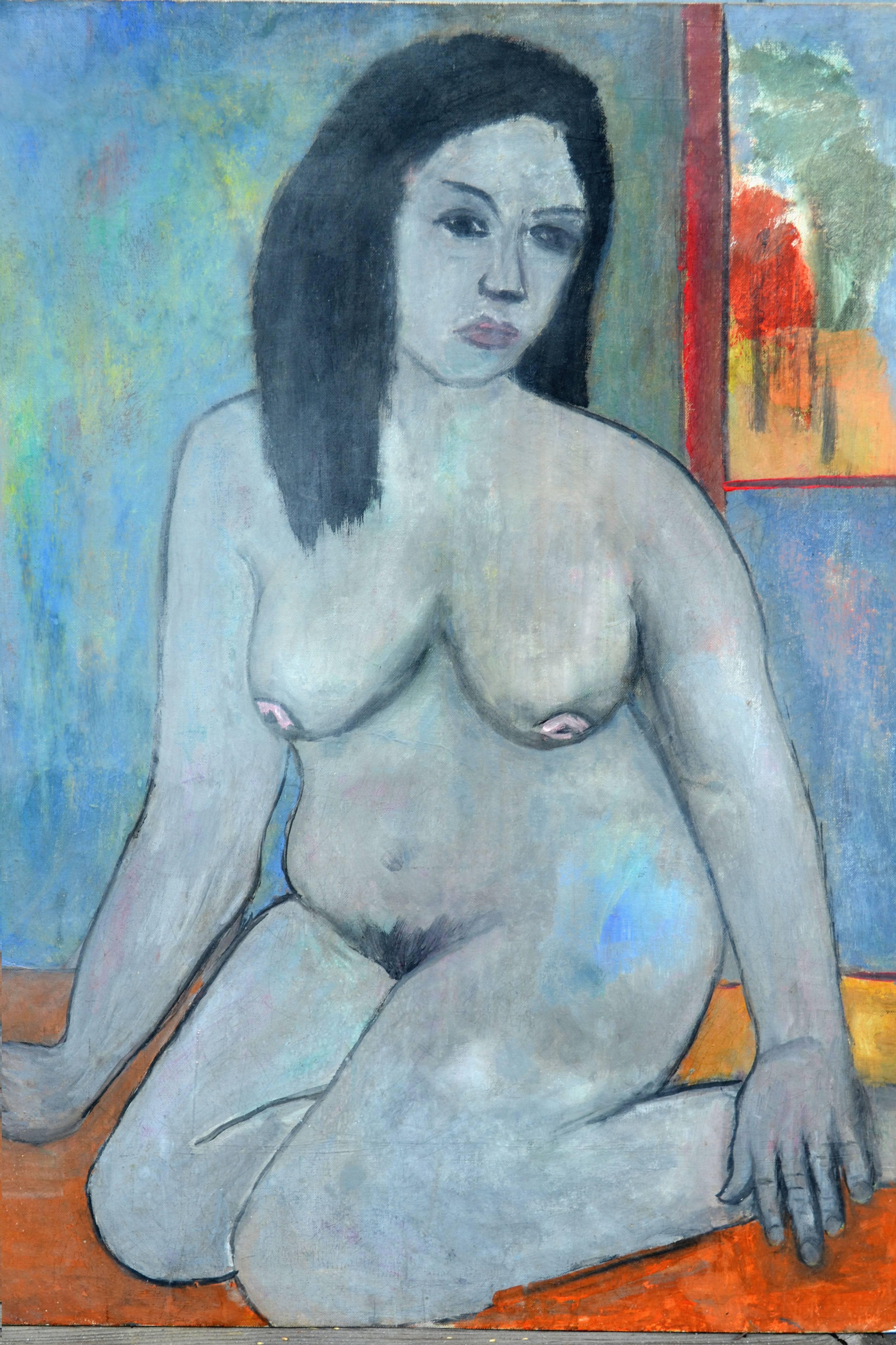 Nude Figurative - Painting by Unknown