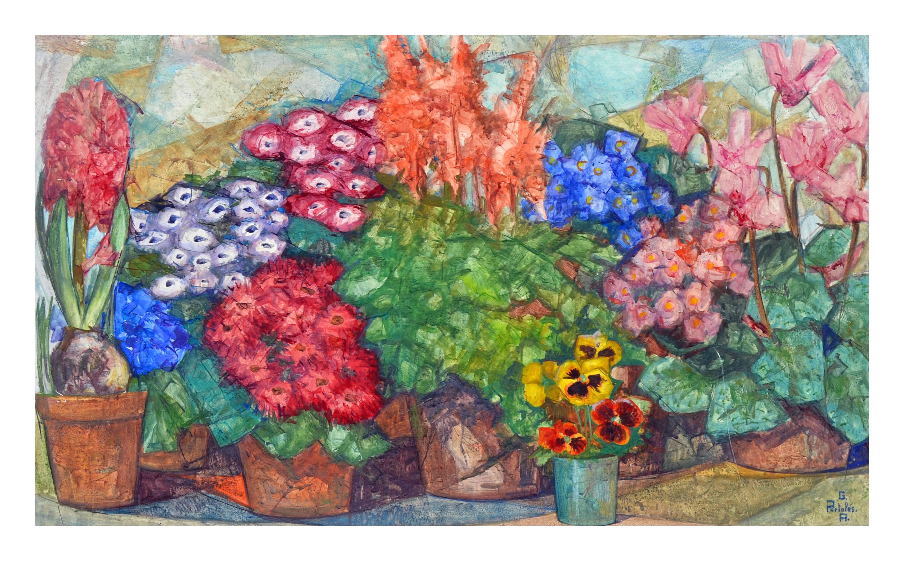 Blossommes de printemps - Painting de Gabriel Portoles Ascaso