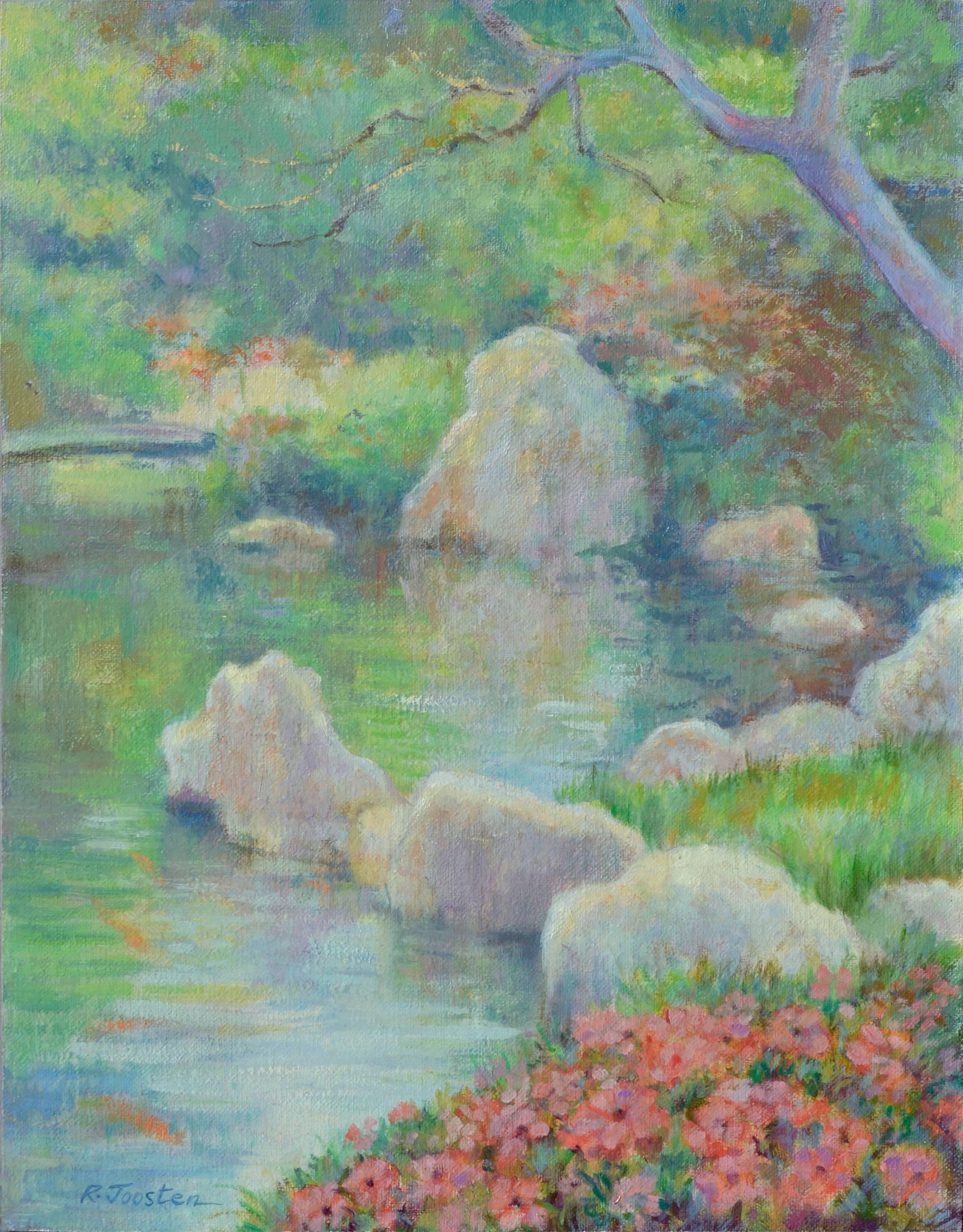 Paysage de nature californien - Printemps-Été par la rivière