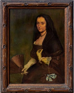 The Lady with a Fan after Diego Velasquez