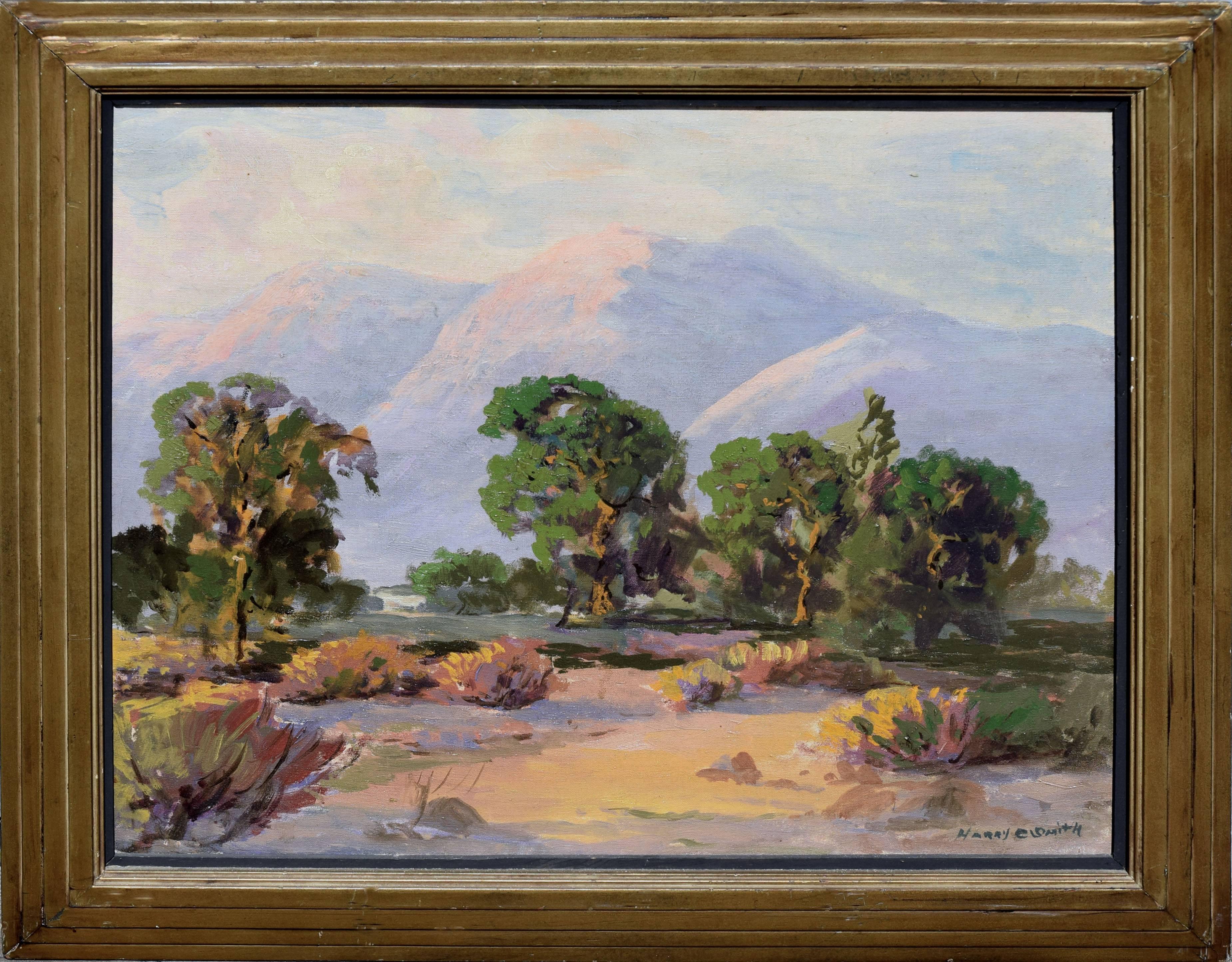 Harry Craig Smith Landscape Painting - Pasadena San Gabriel Mountains 