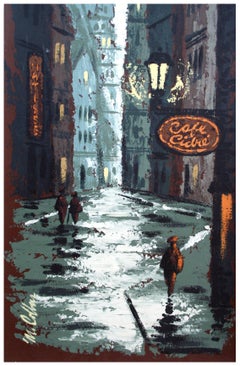 Paris Street Cityscape