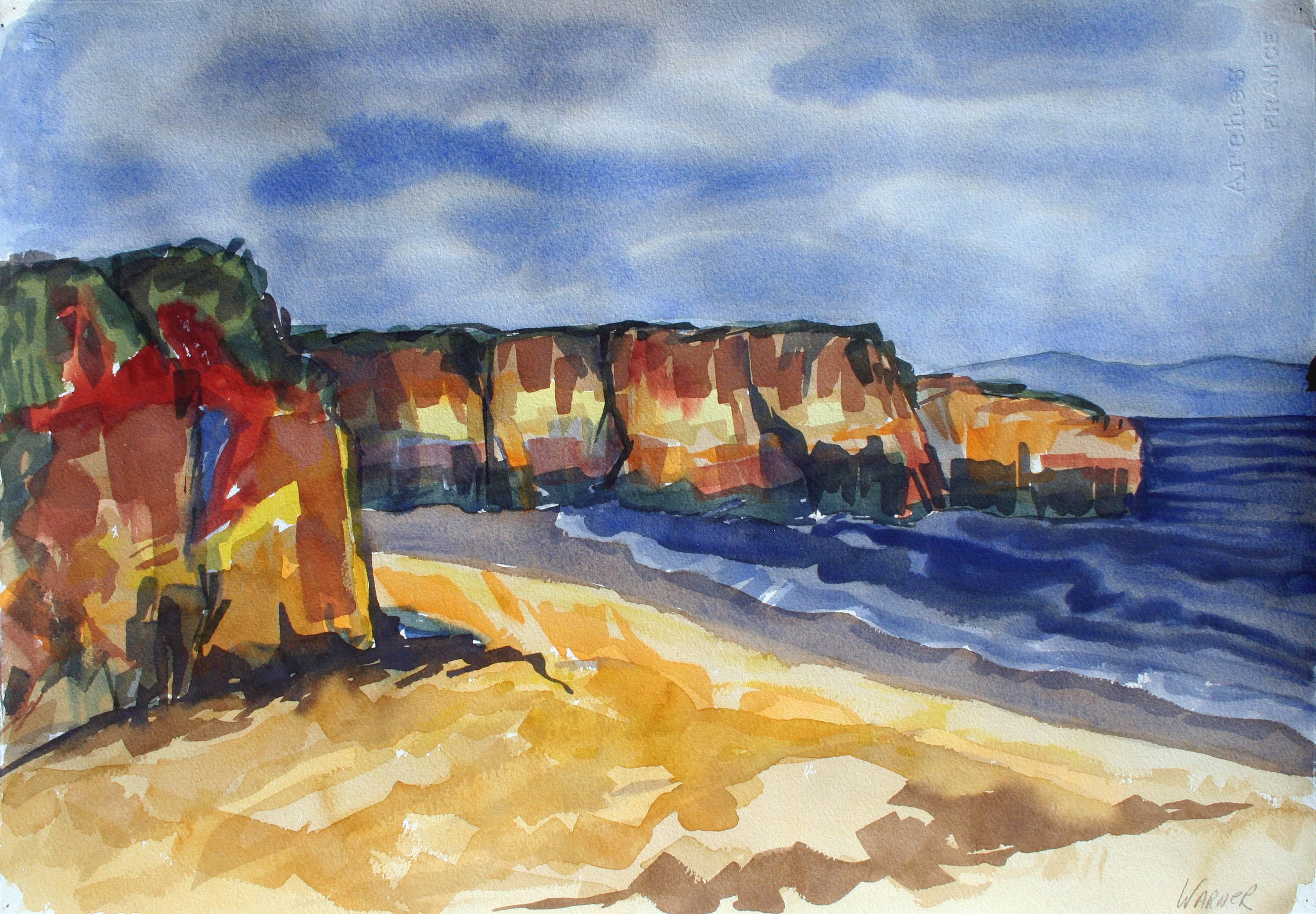 Doris Ann Warner Landscape Painting - Seashore