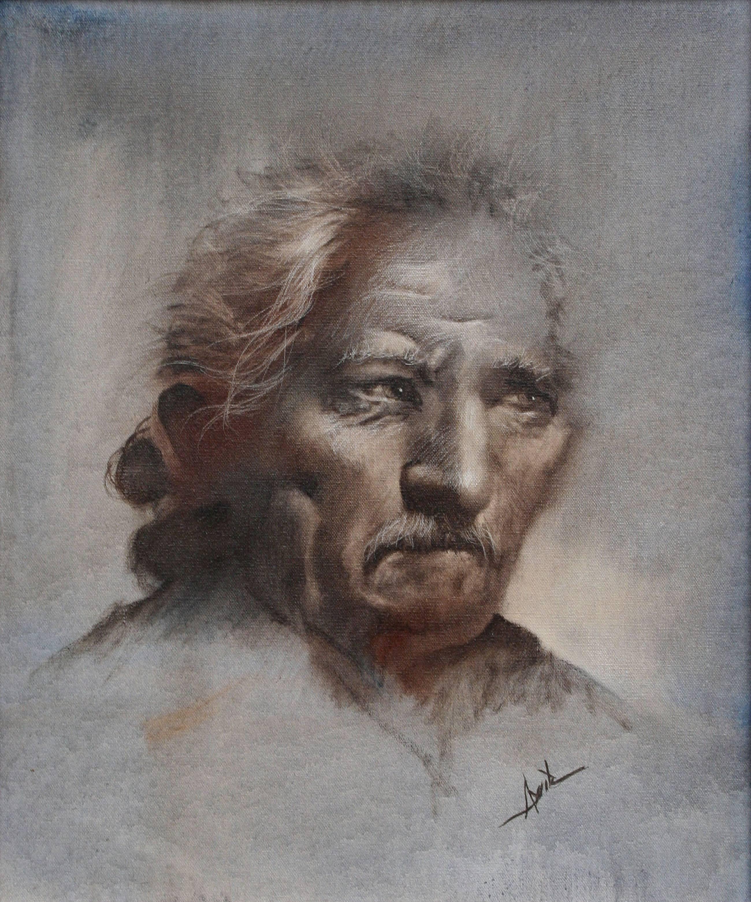 Portrait of a Man - Painting by Unknown