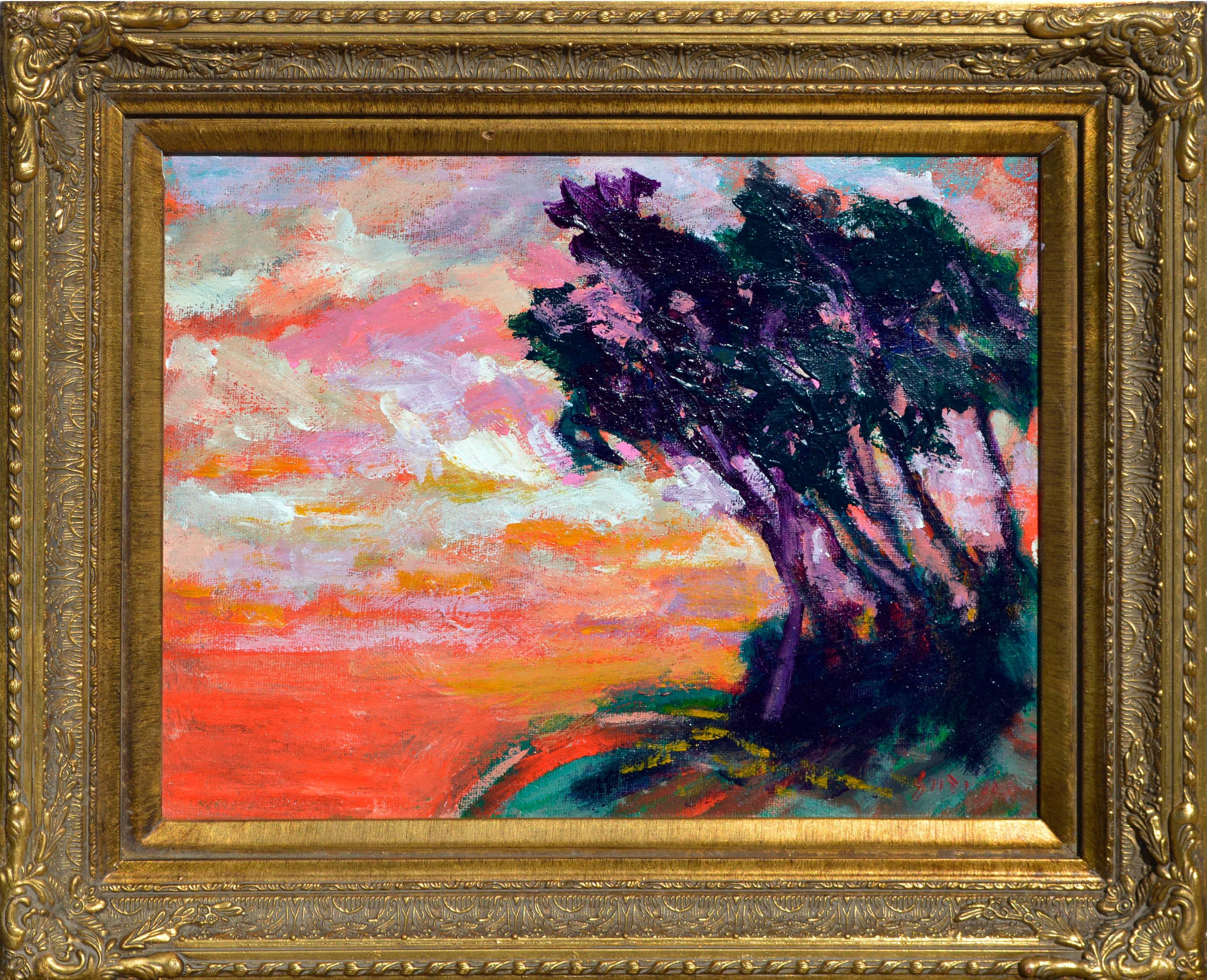 Juan Guzman-Maldonado Landscape Painting - Ventura Sunset