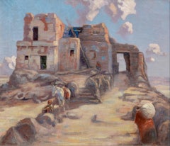 1903 Walpi Hopi Village, Arizona First Mesa Landscape circle of Elmer Wachtel