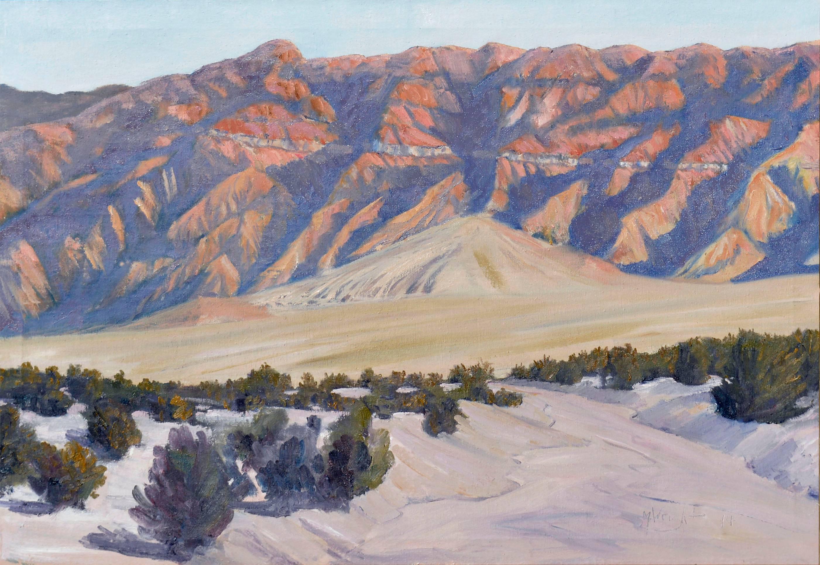 Desert Landscape - Painting by Mike Wright