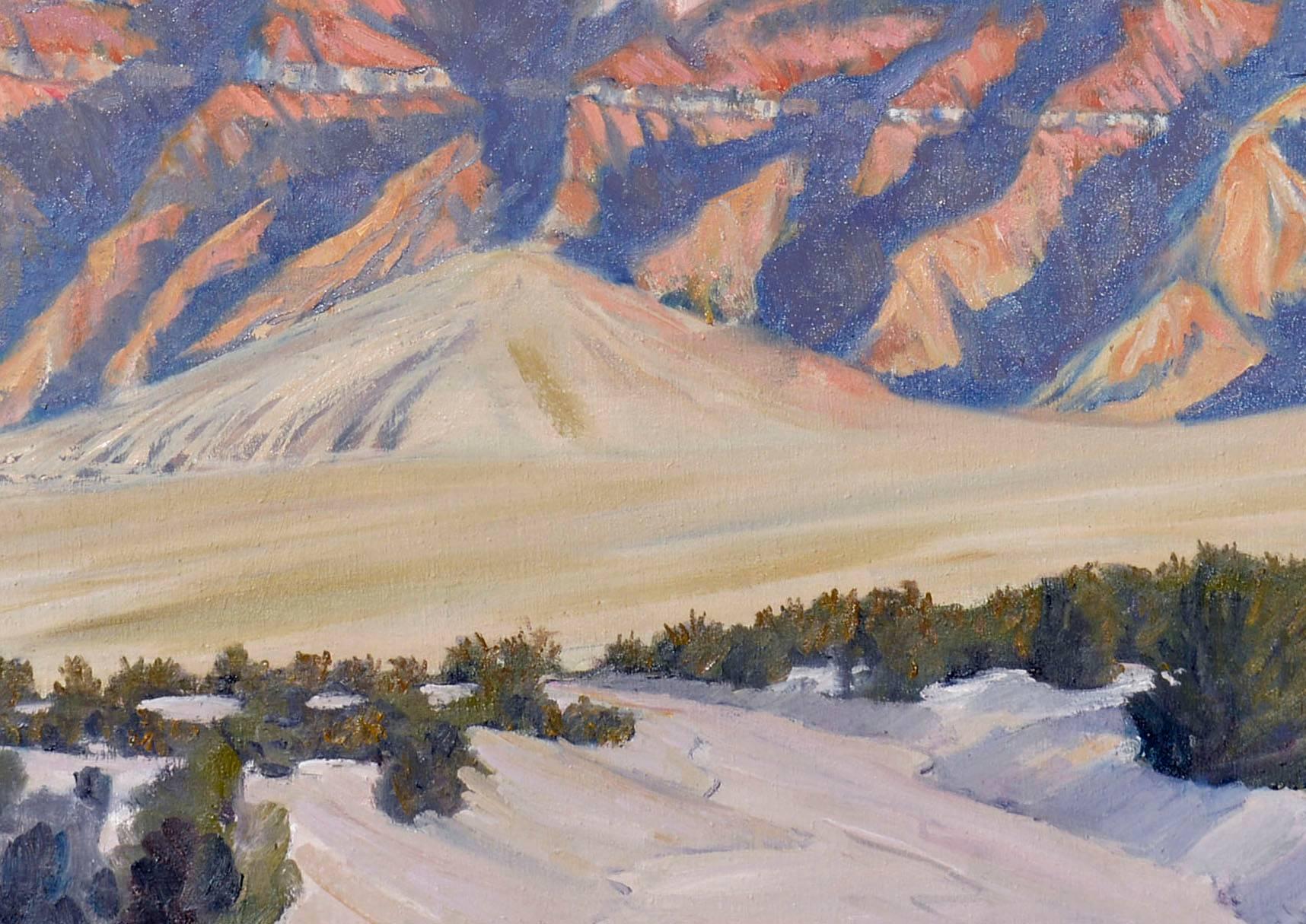 Desert Landscape - American Impressionist Painting by Mike Wright