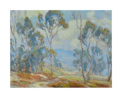 Eucalyptus and Poppies Landscape