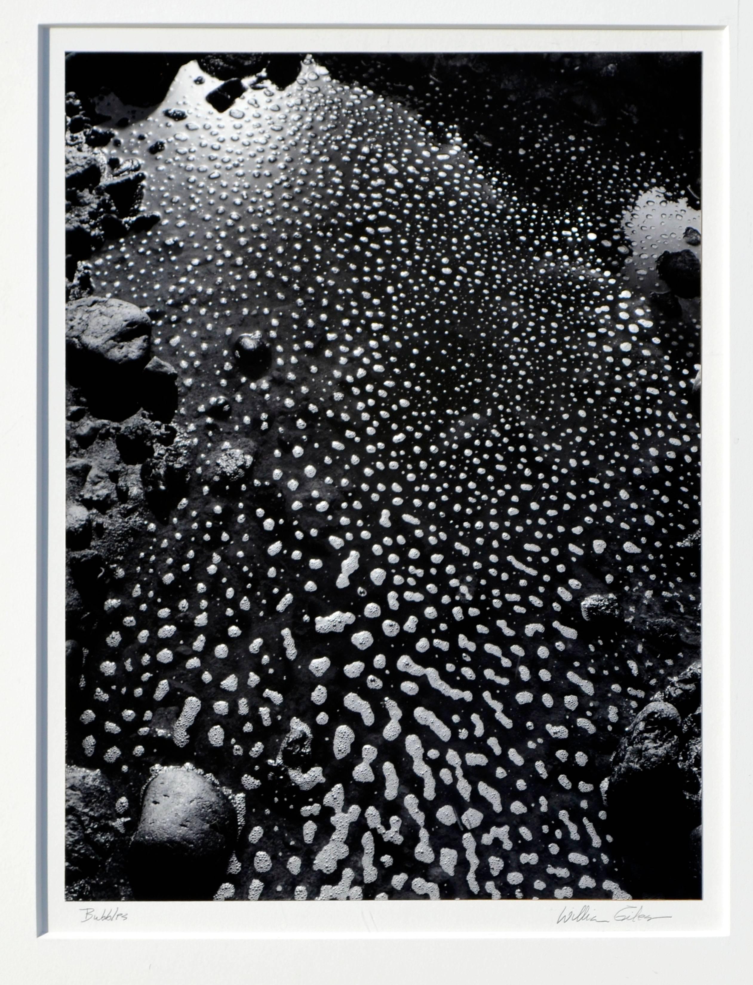 Bubbles, Big Sur 1970 - Photograph by William Giles
