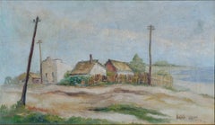 Mid Century California Coastal Town Landscape