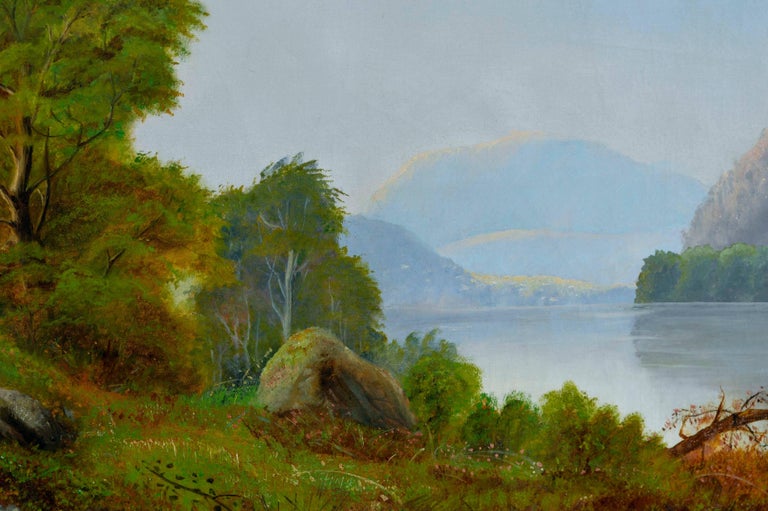 Hudson River School after Asher Durand - Brown Landscape Painting by Unknown