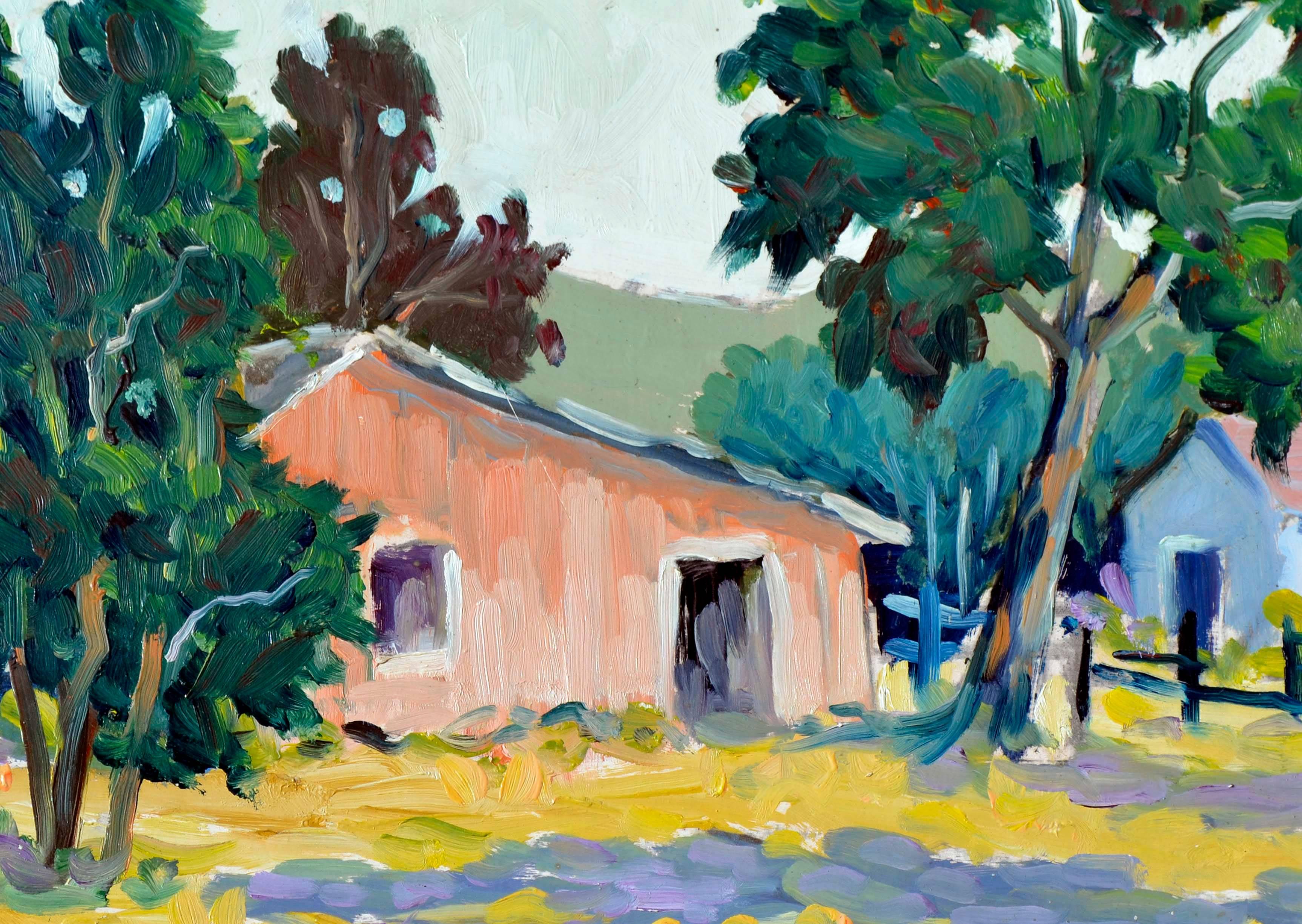 Carmel Valley Landscape  - Painting by Ray Barton