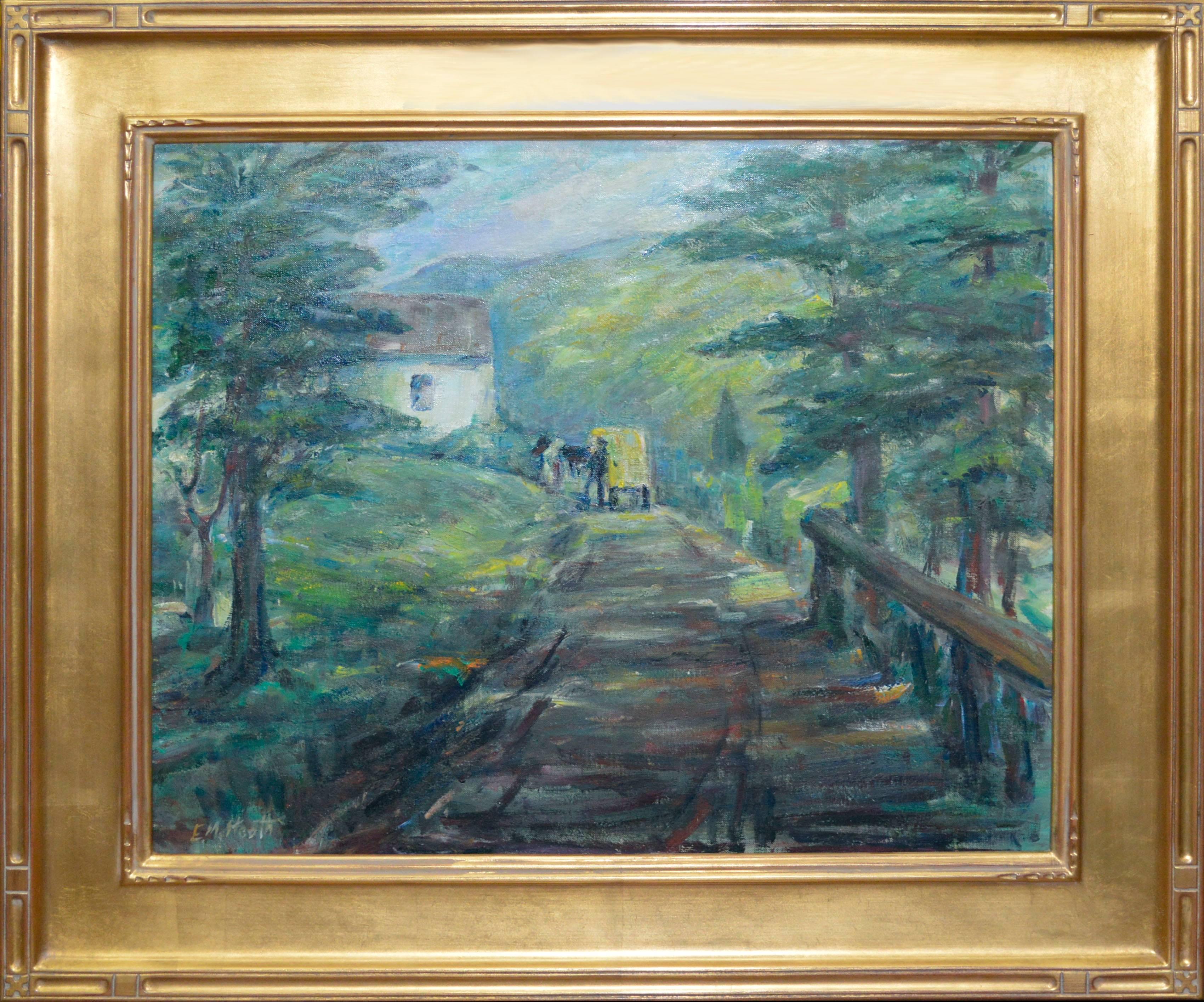 Paysage figuratif de la vallée de Carmel du milieu du siècle - Le berceau de la route
