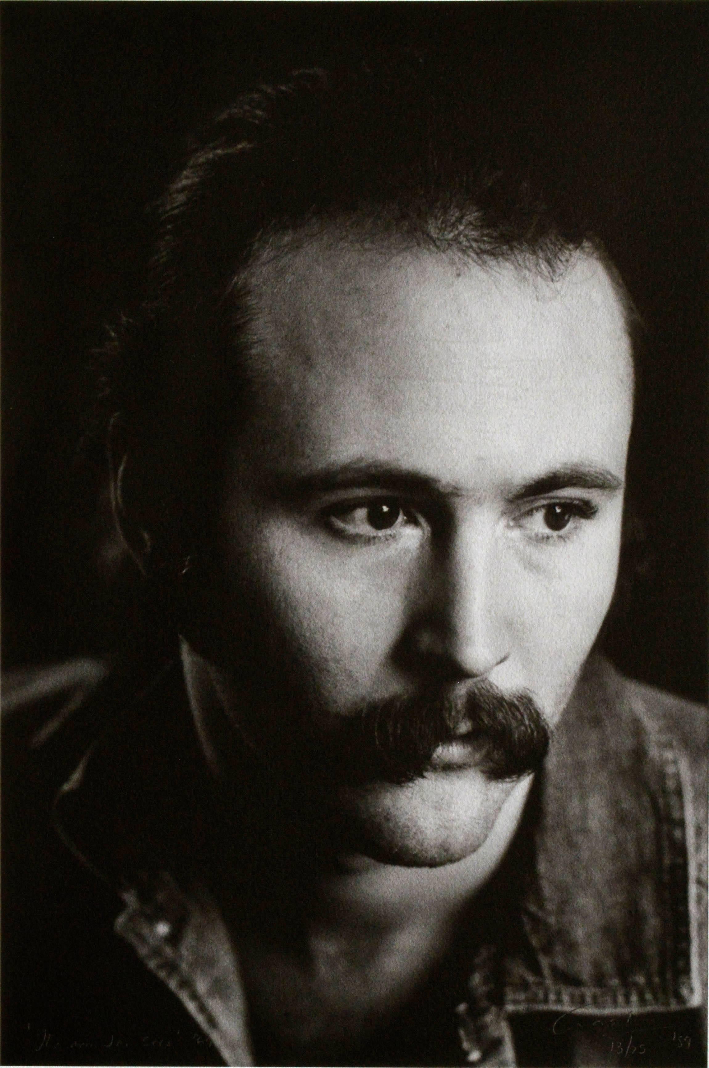 David Crosby Portrait, 13/25 - Photograph by Graham Nash