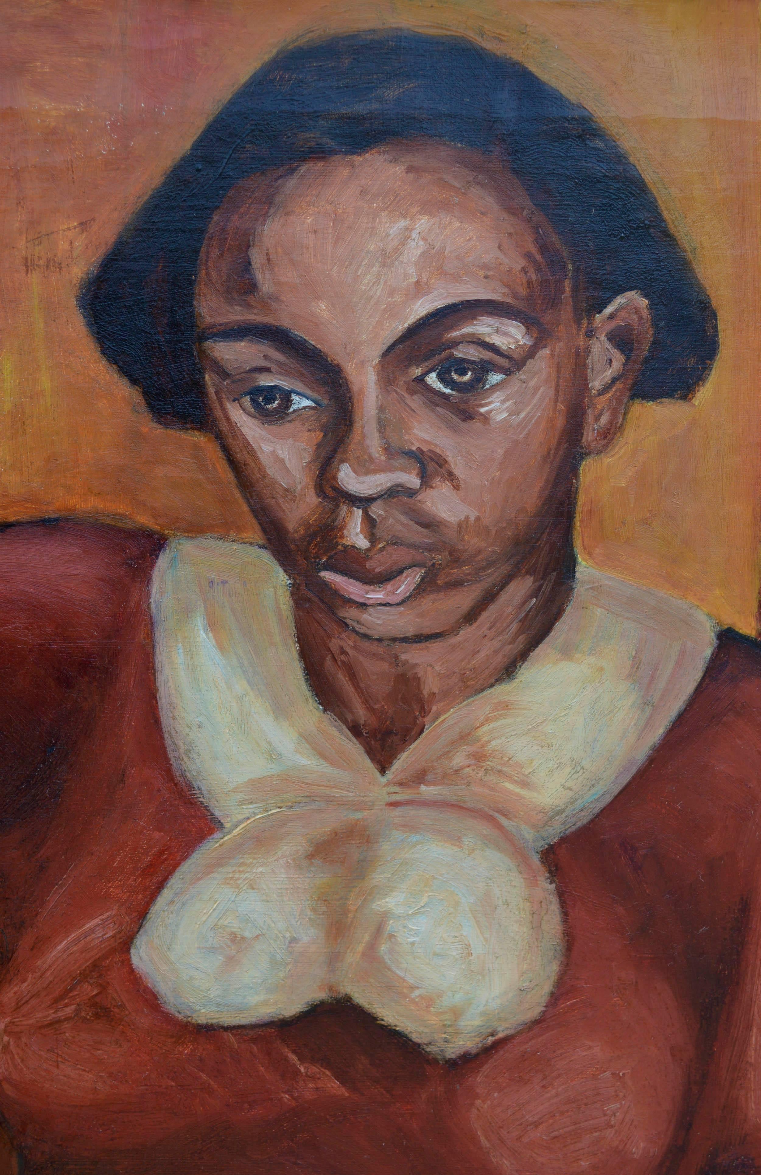 Porträt einer Frau, Virginia 1935 (Amerikanische Moderne), Painting, von Musier Lee Taintor