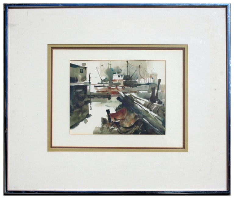 Richard Allen Benson - Fishermen's First Light, Painting ...