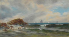 Early 20th C. Sailing Ships Seascape