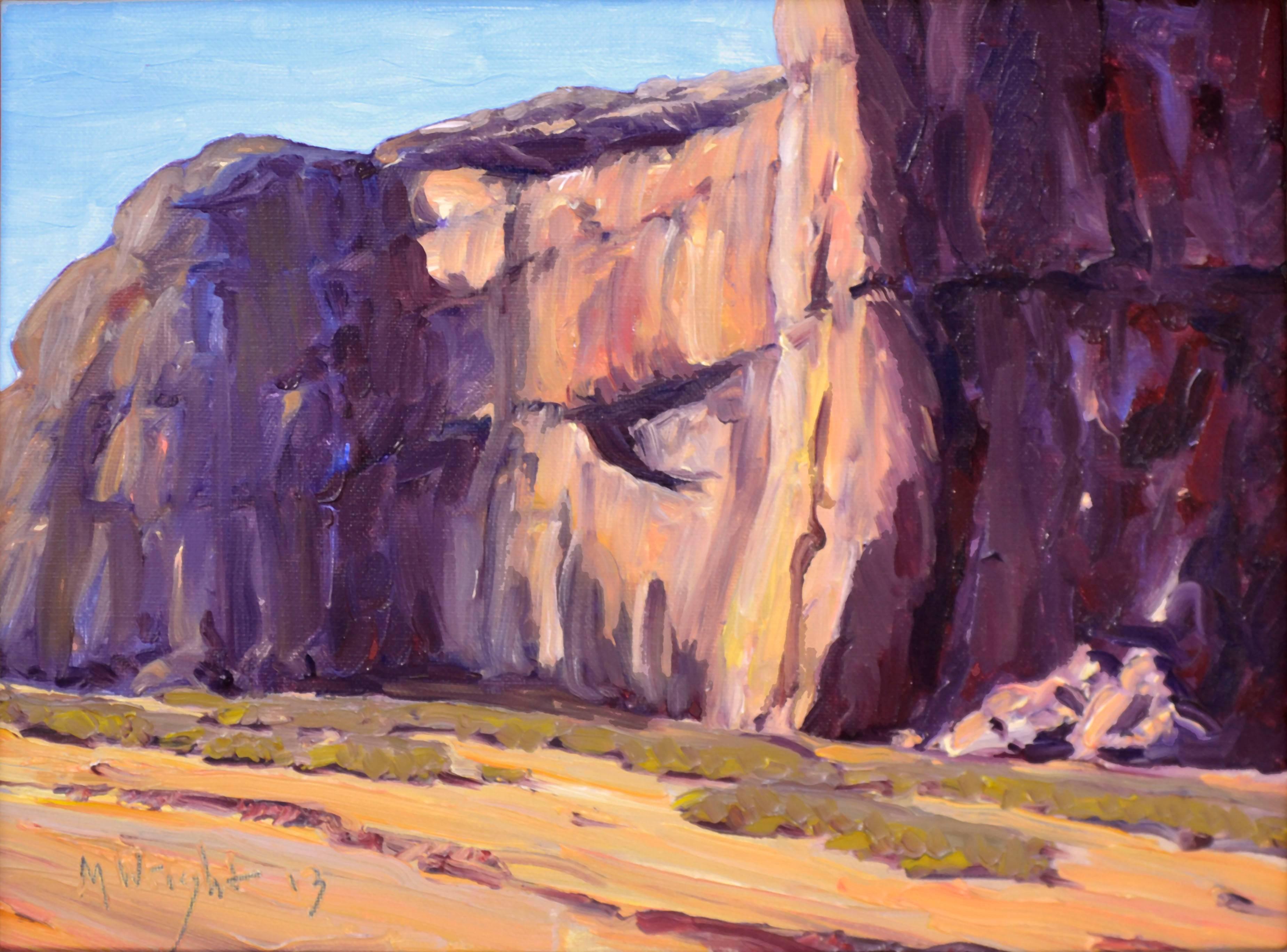 Utah Desert Landscape -- Capitol Reef National Park - Painting by Mike Wright