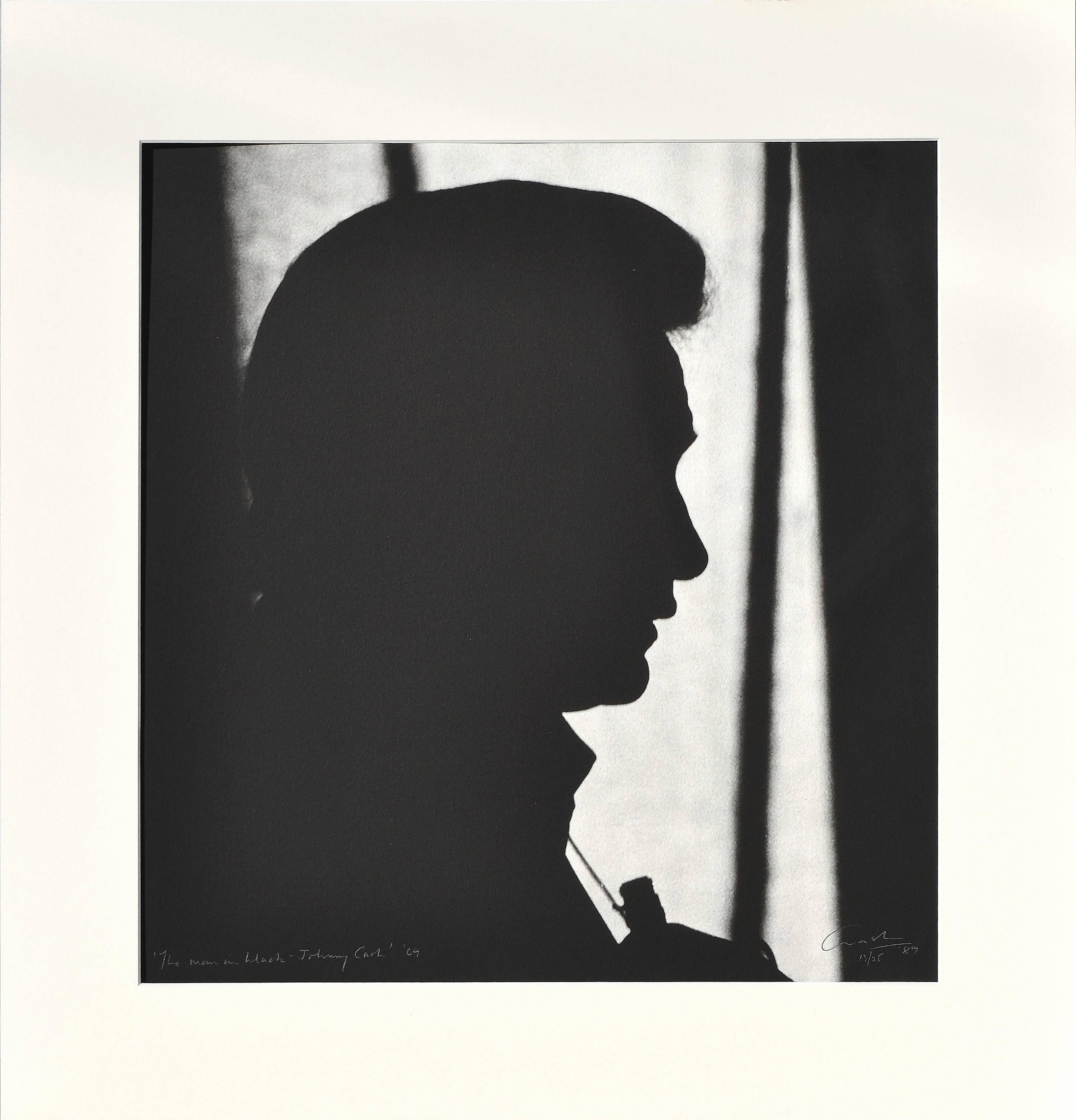 Graham Nash Figurative Photograph - The Man in Black - Johnny Cash '69