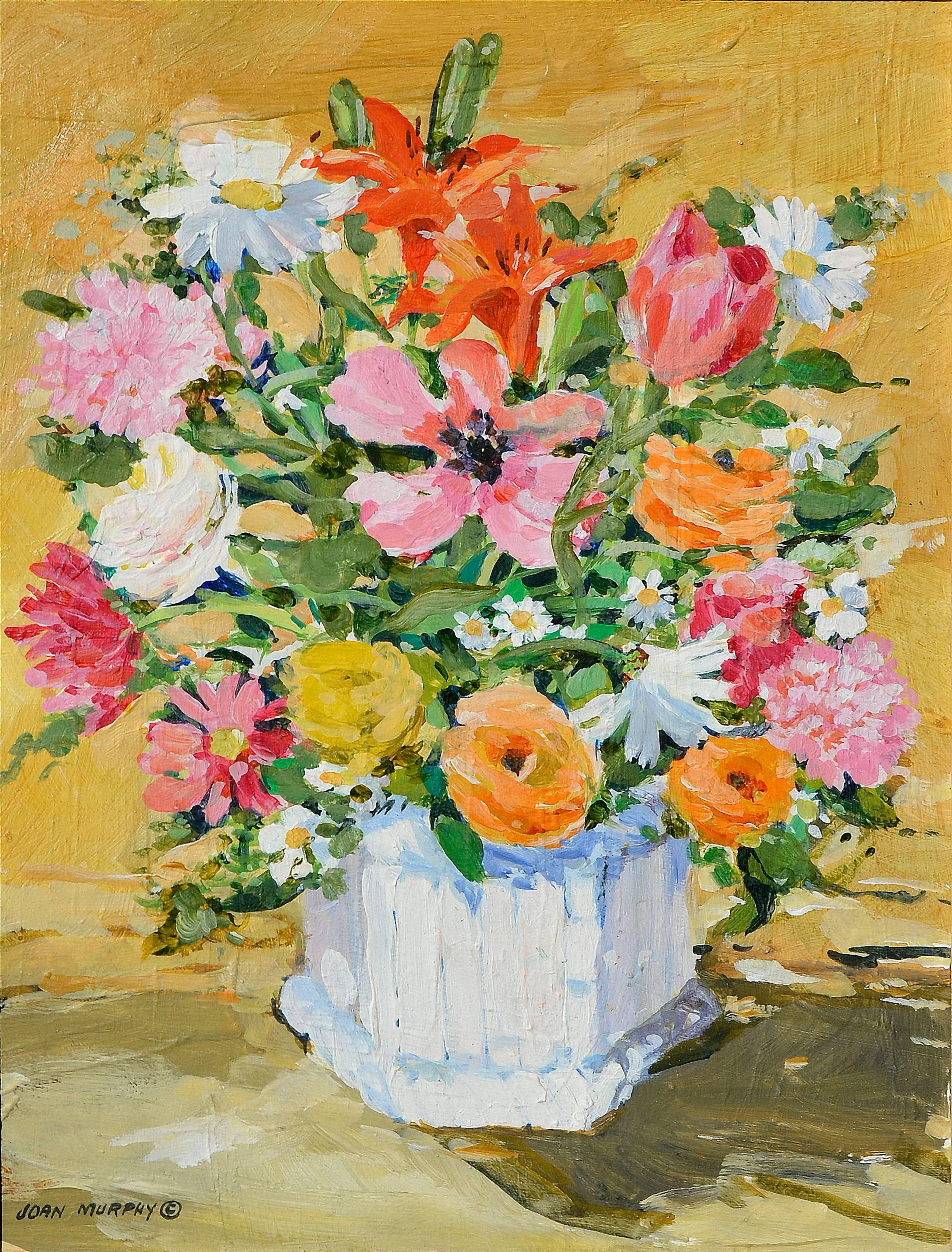 Small Bouquet - Painting by Joan Murphy