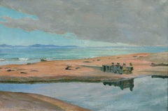 Capitola Strandlandschaft aus der Mitte des Jahrhunderts