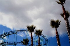 The Palms at the Boardwalk - Photographie couleur de la plage de Santa Cruz