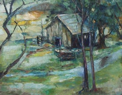 Mid Century Landscape --  California Creek