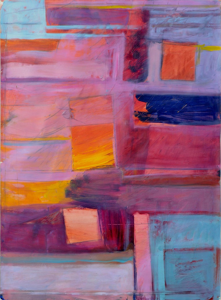Two Sunset Geometric San Francisco Bay Area Abstracts - A pair  For Sale 2