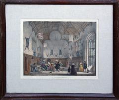 Metà del XIX secolo. Kings Hall Party Session, Athelhampton, Dorsetshire di Joseph Nash