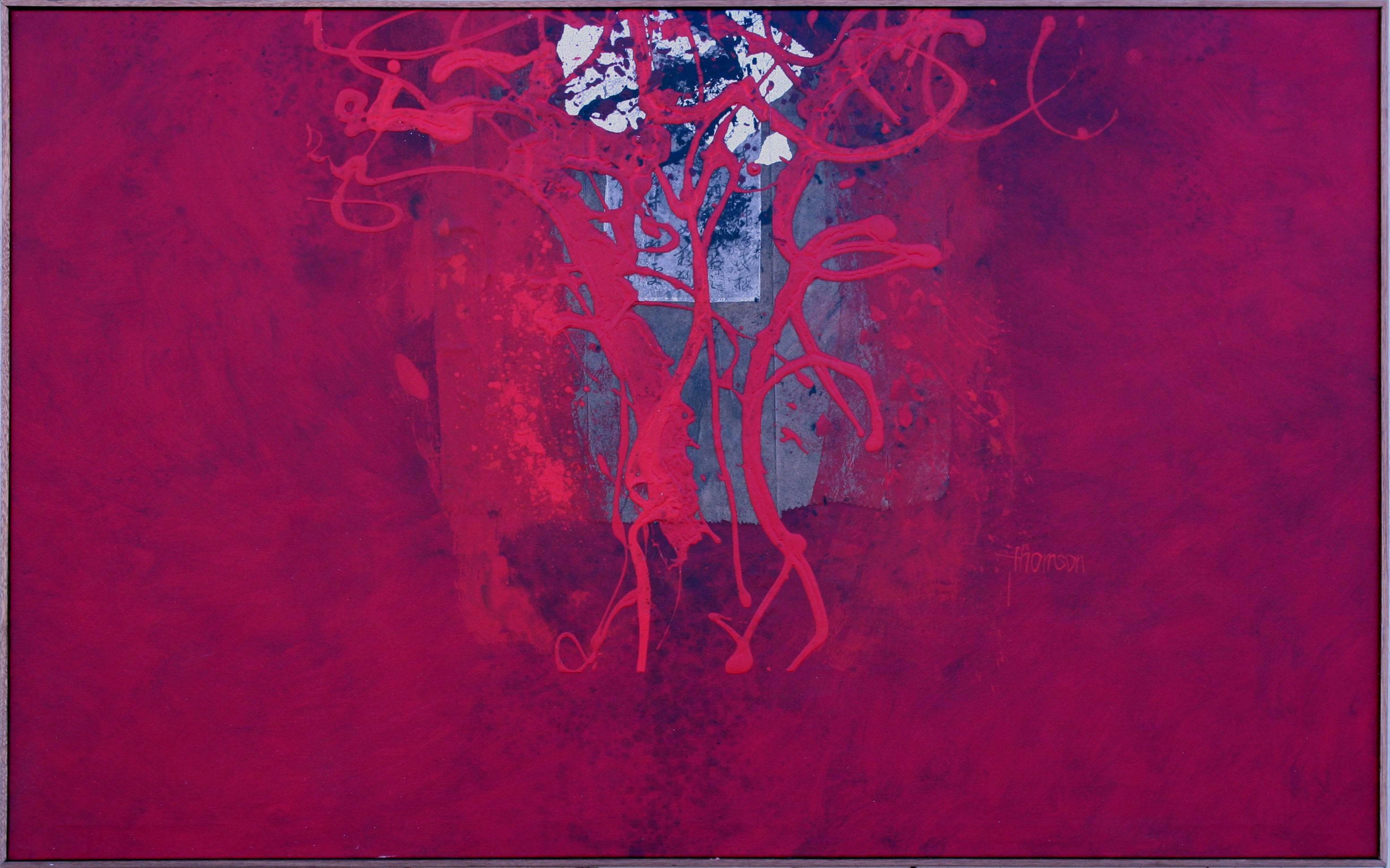 Red on Red Diptych by John O. Thomson 2