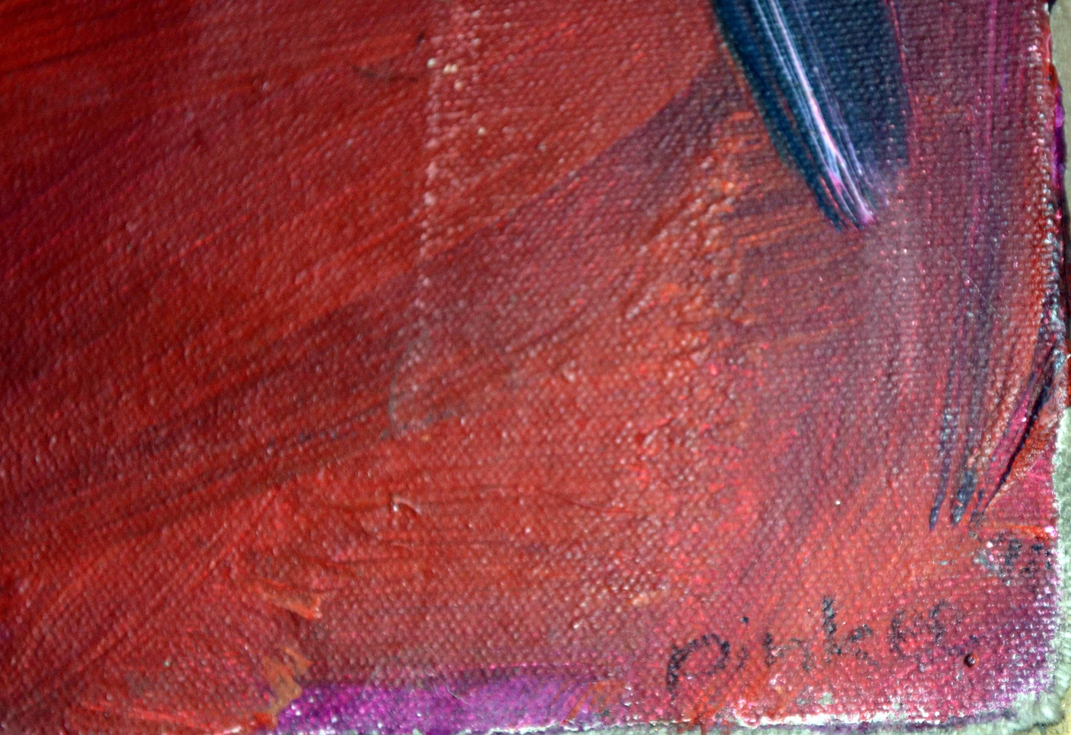 Paesaggio astratto -- Archi colorati - Abstract Painting Nero di Dinkel