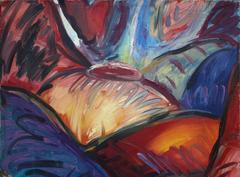 Abstrakte Landschaft – bunte Bögen