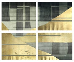 Gold Planes Polyptych