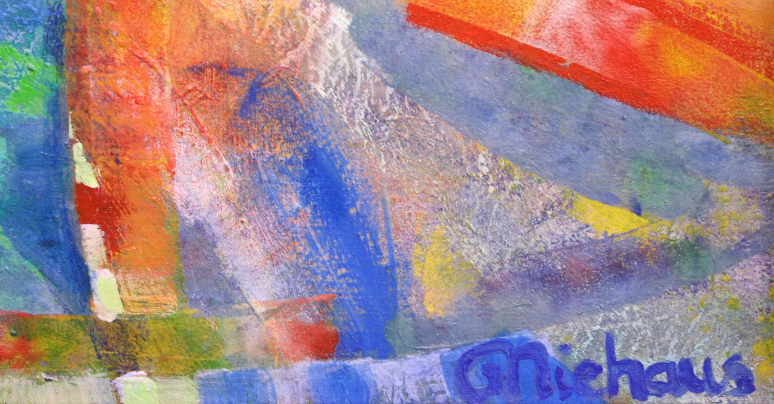 Karneval Primäres Abstrakt (Braun), Abstract Painting, von George Niehaus